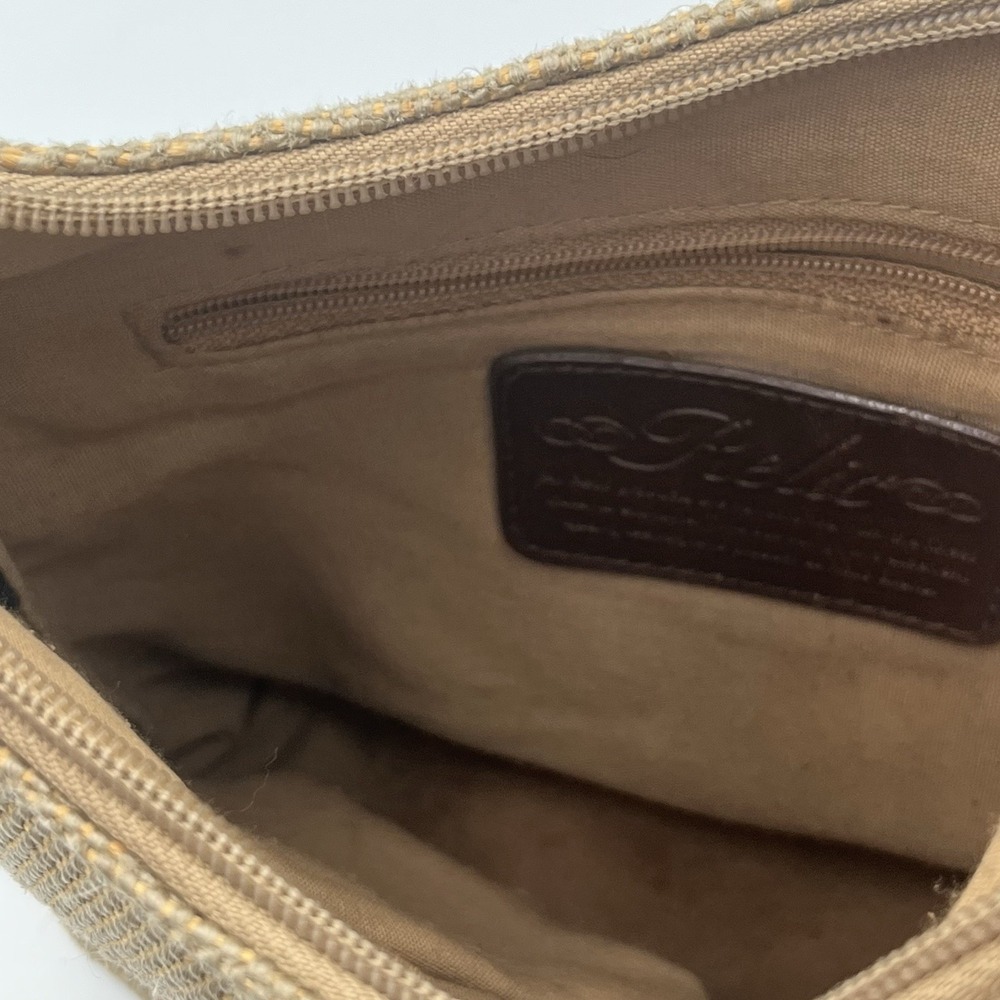 Vintage Relic‎ Purse Tan Brown Woven Boho Festival Retro 90s Vibes Minimalistic - Picture 8 of 12